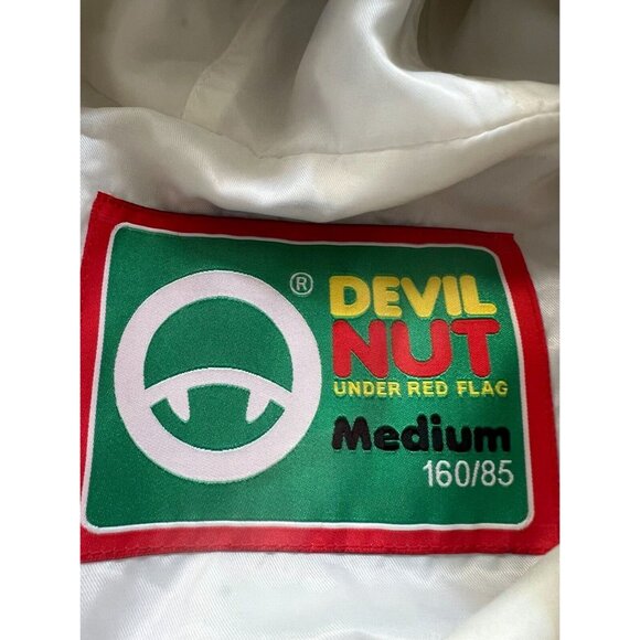 Vintage Devil Nut Under Zip Hoodie Jacket Woman Sz M - Picture 3 of 8